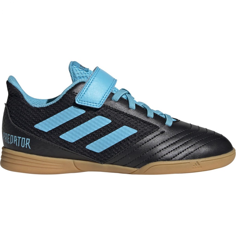 Botas de fútbol Adidas Predator 19.4 H&L In Sala Jr G25831 gris negro Botas de fútbol Adidas Predator 19.4 H&L In Sala Jr G25831 gris negro