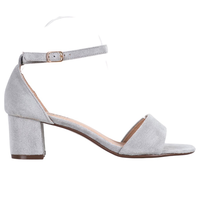 Seastar Cómodas sandalias de tacón gris Seastar Cómodas sandalias de tacón gris