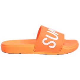 SHELOVET Zapatillas de goma naranja