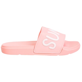 SHELOVET Zapatillas de goma rosa