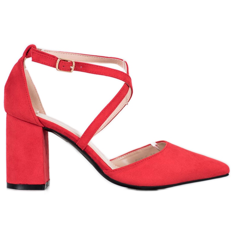 Diamantique Bombas en un pilar rojo
