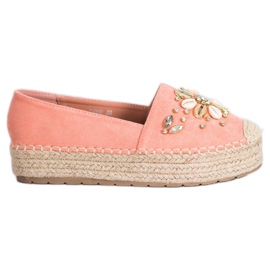 Seastar Alpargatas Con Adornos rosado
