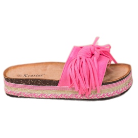 Seastar Zapatillas Con Flecos púrpura