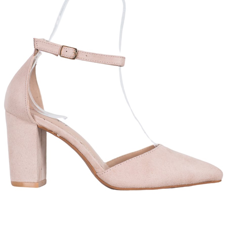 Seastar Zapatos de tacón de ante en un pilar marrón Seastar Zapatos de tacón de ante en un pilar marrón