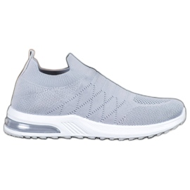 Diamantique Zapatos sin cordones grises