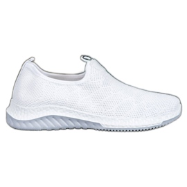 Diamantique Calzado deportivo sin cordones blanco