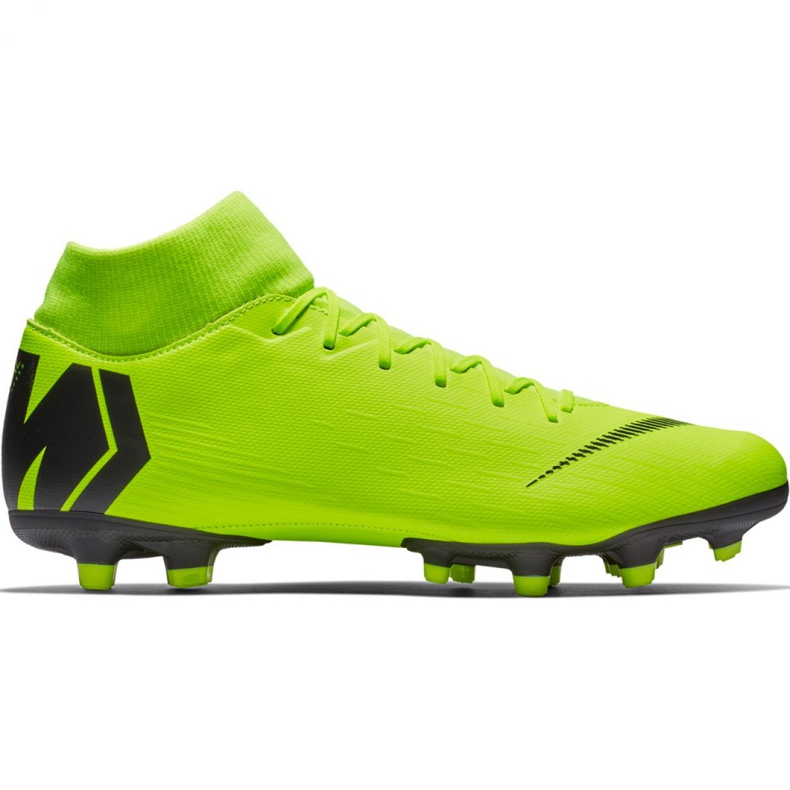 Zapatos de fútbol Nike Mercurial Superfly 6 Academy FG / MG M AH7362 701 azul marino verde