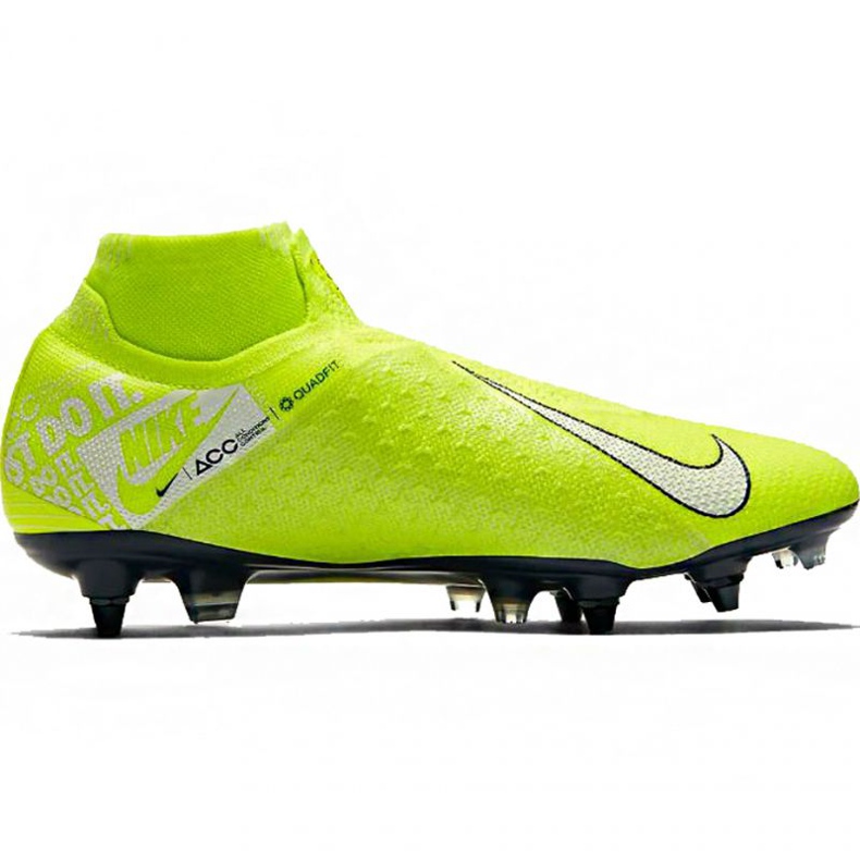 Zapatillas de fútbol Nike Phantom Vsn Elite Df Sg Pro Ac M AO3264 717 negro verde