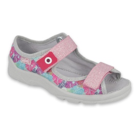 Calzado infantil befado 969Y149 rosa gris
