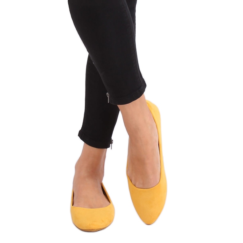 Bailarinas ante lisa miel CC212P Mustand amarillo