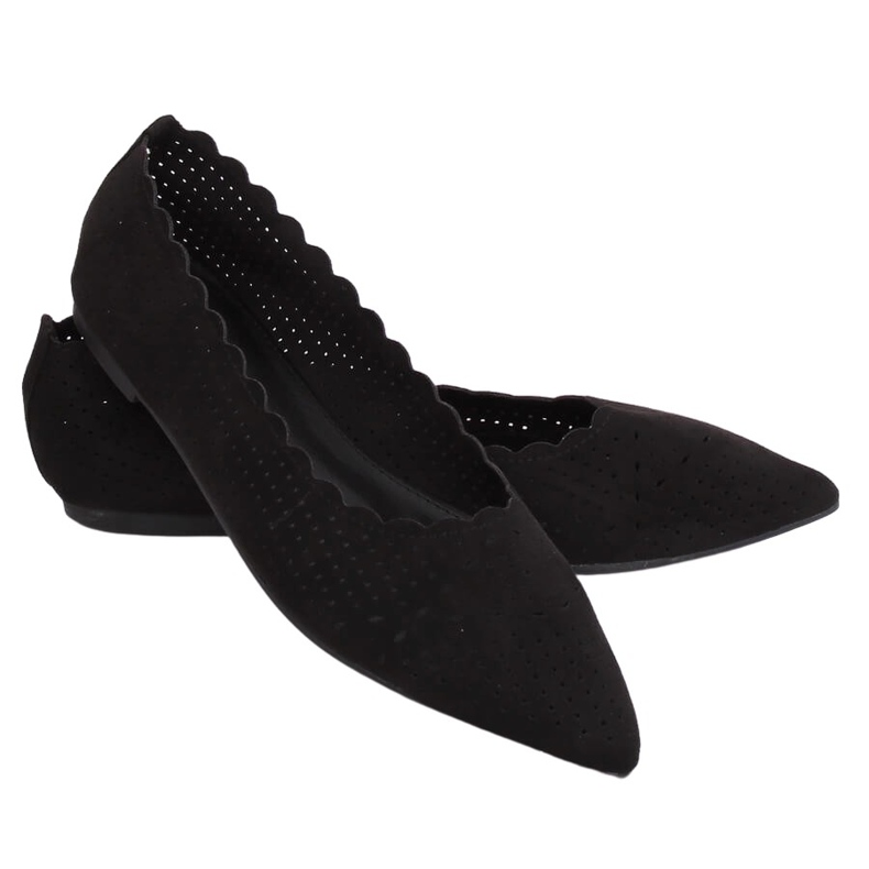 Bailarinas caladas negras NK18P Negro