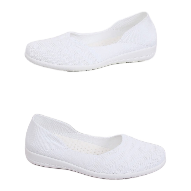 Bailarinas de malla blanca IC03 blanco