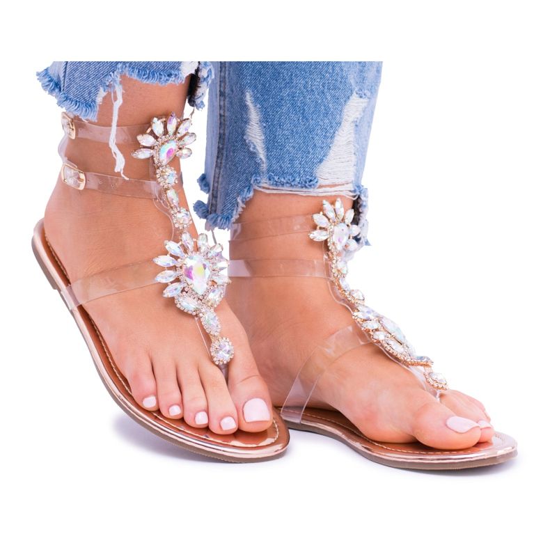 Zapatos Lu Boo Baratos Elegantes Sandalias Doradas Diamantes De Imitación Nomire multicolor amarillo Zapatos Lu Boo Baratos Elegantes Sandalias Doradas Diamantes De Imitación Nomire multicolor amarillo