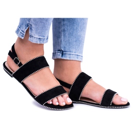 Sandalias negras para mujer Lu Boo Jets Noeli negro