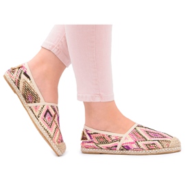 Lu Boo | Alpargatas Bimbi sin cordones de lino para mujer multicolor Lu Boo | Alpargatas Bimbi sin cordones de lino para mujer multicolor