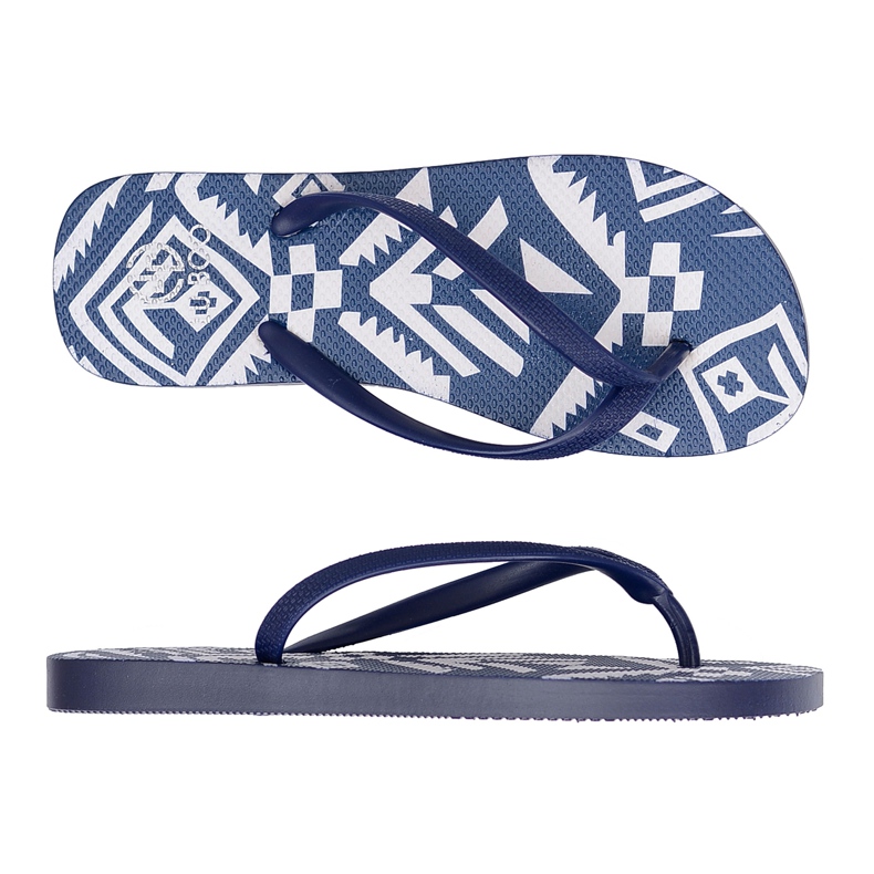 Chanclas de mujer Lu Boo Aztec azul marino Havanna