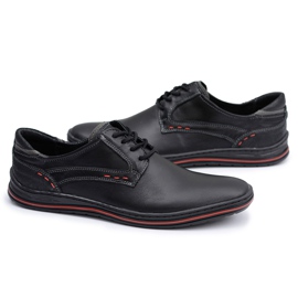 KOMODO Zapatos negros de cuero Zapatos casuales