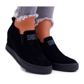 Zapatillas Snekers para mujer Lu Boo Slip-on Black Kaori negro Zapatillas Snekers para mujer Lu Boo Slip-on Black Kaori negro