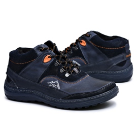 Mario Boschetti Zapatos Calientes Trekking Hombre Azul Marino Rekko