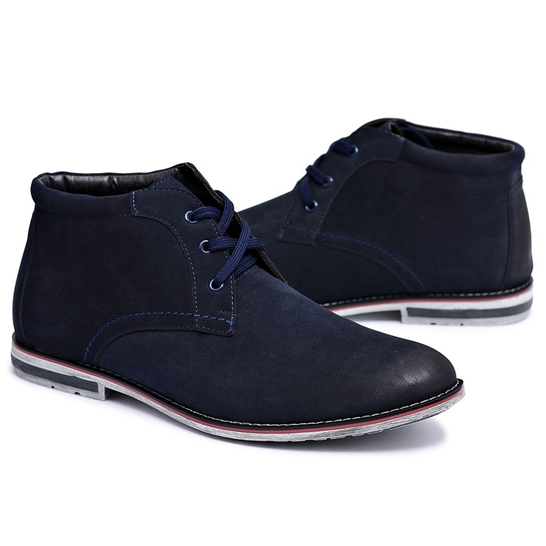 Botines altos hombre azul marino Jodhpur boots Ramirez Botines altos hombre azul marino Jodhpur boots Ramirez