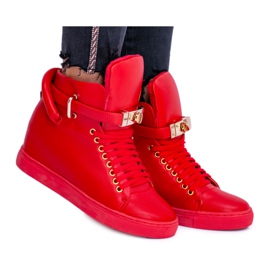 Zapatillas de Mujer Lu Boo Insulated Zapatillas Golden Padlock Red rojo Zapatillas de Mujer Lu Boo Insulated Zapatillas Golden Padlock Red rojo