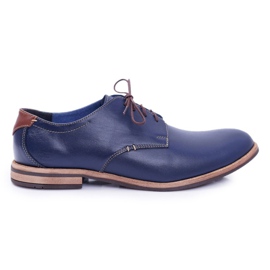 Bednarek Polish Shoes Zapatos de hombre azul marino elegantes de Feliciano