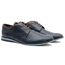 Gejms Zapatos Gianni Hombre Piel Azul Marino