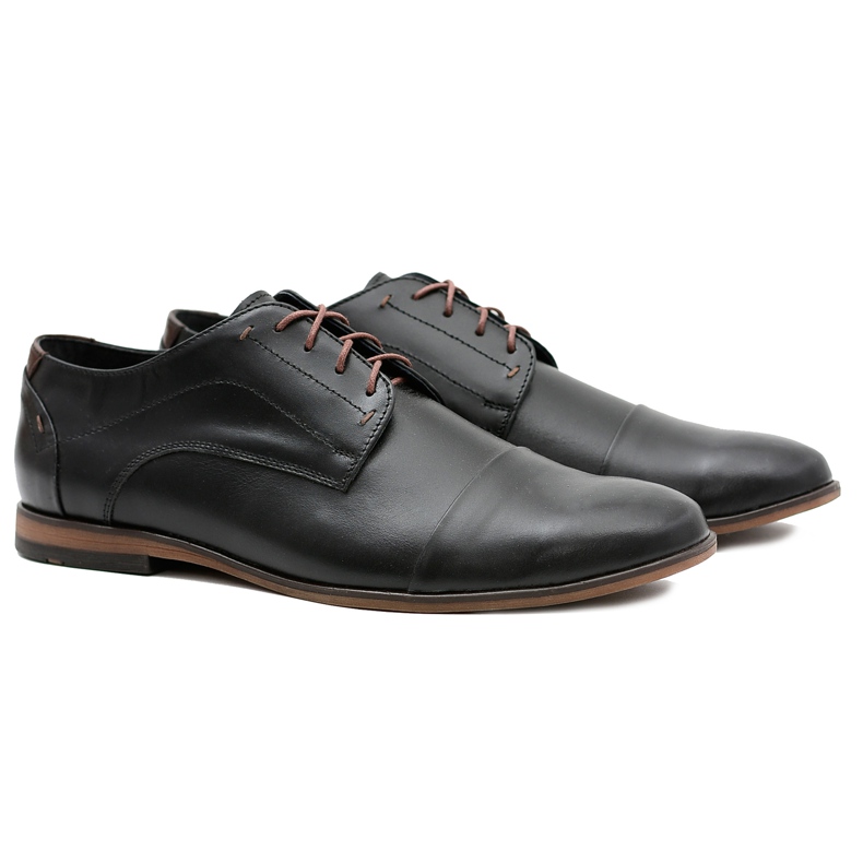 Gejms Zapatos Livio Hombre Piel Negra negro