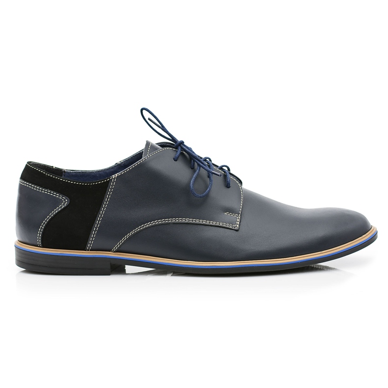 Bednarek Polish Shoes Zapatos Brogues para Hombre Bednarek Elegant Leather Azul Marino Biagio