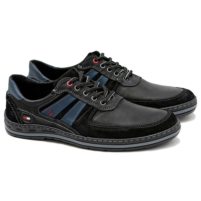 KOMODO Zapatos de cuero negros de Nestor KOMODO Zapatos de cuero negros de Nestor