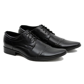 Mario Boschetti Zapatos formales negros para hombre Willy
