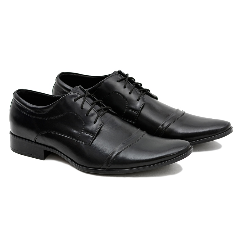 Mario Boschetti Zapatos formales negros para hombre Willy