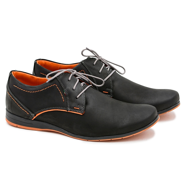 Gino Tuzzi Zapato Casual Hombre Piel Negra Badoo negro
