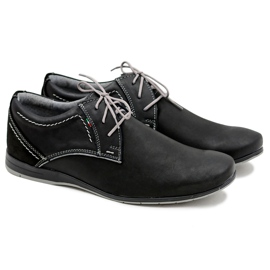 Gino Tuzzi Zapato Casual Hombre Piel Gris Negro Badoo Gino Tuzzi Zapato Casual Hombre Piel Gris Negro Badoo
