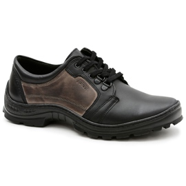Joker Zapatos negros de cuero clásico para hombre Favello