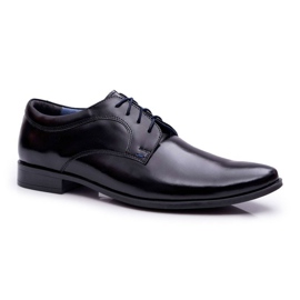 Bednarek Polish Shoes Zapatos Brogues Bednarek Elegante Cuero Lacado Negro Gaspare
