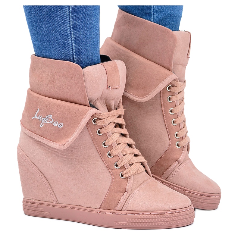 Zapatillas de Mujer Lu Boo Suede Zapatillas Rosa Vainilla rosado