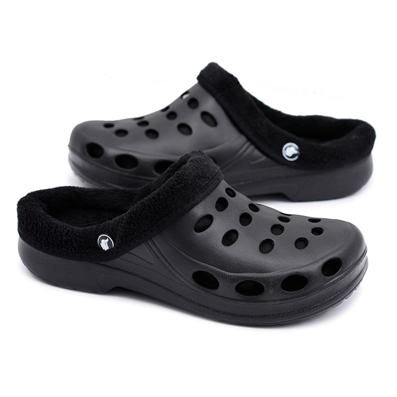 Flameshoes Pantuflas Hombre Sandalias Calientes Negro Kroks Eva
