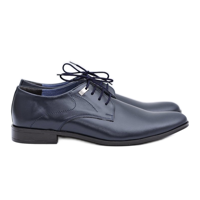 Mario Boschetti Zapatos formales elegantes azul marino Damaso