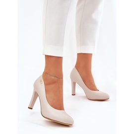 Bombas para mujeres en el Post Gray Sergio Leone gris