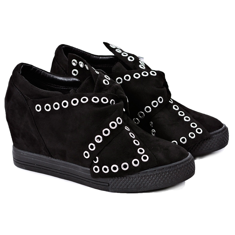 Zapatillas de mujer Cuñas Lu Boo Negro Margo Zapatillas de mujer Cuñas Lu Boo Negro Margo