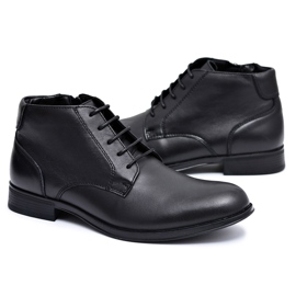 EVE Botas Hombre Piel Negro Zapatos Artemigo