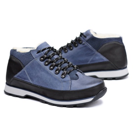 KOMODO Botas Warm Navy para hombre Trafer azul marino