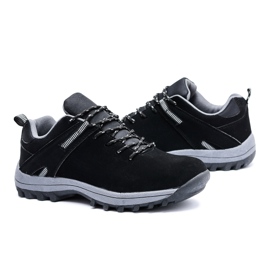 Zapatos negros Trekking Highlander para hombre Zapatos negros Trekking Highlander para hombre