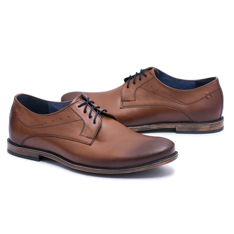 Zapatos James de Nikopol Brown Leather para hombre marrón