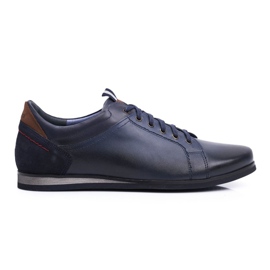 Zapatillas Deportivas Hombre Piel Azul Marino Nikopol Achilles