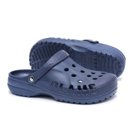 Flameshoes Pantuflas De Hombre Para Piscina Kroks Eva Azul Marino