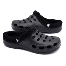 Flameshoes Pantuflas de Mujer Warm Black Kroks Eva negro