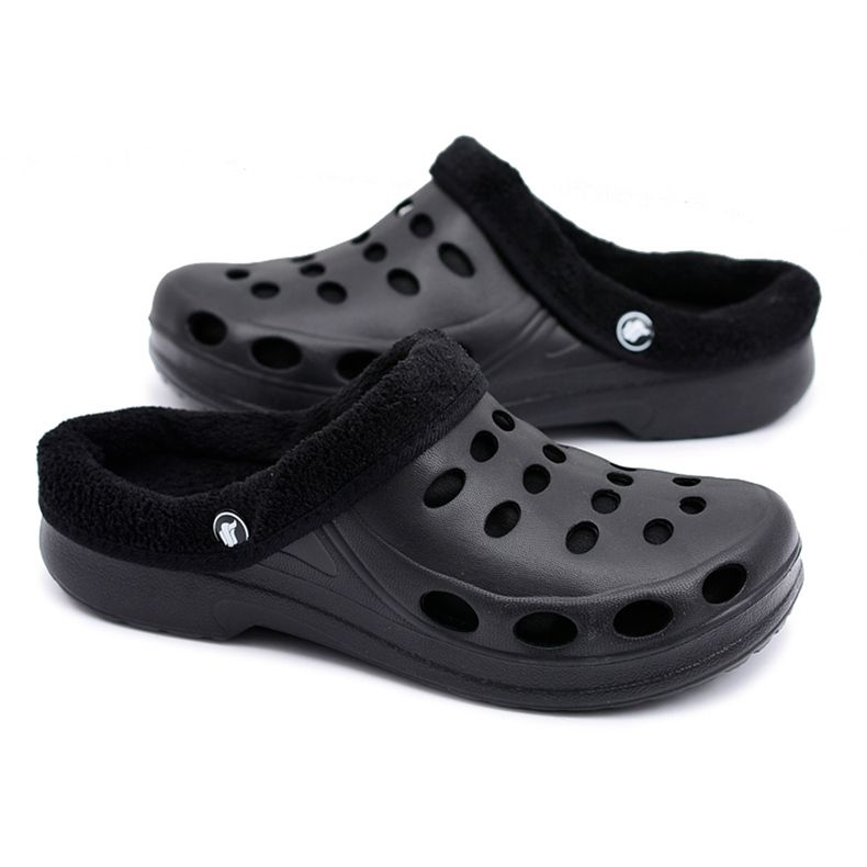 Flameshoes Pantuflas de Mujer Warm Black Kroks Eva negro Flameshoes Pantuflas de Mujer Warm Black Kroks Eva negro