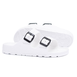 Flameshoes Pantuflas Mujer Light Garden White blanco